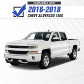 Pickup Front Replacement Bumpers for 2016-2018 Chevrolet Chevy Silverado 1500 Equipped with 5 x LED Lights | Yzona